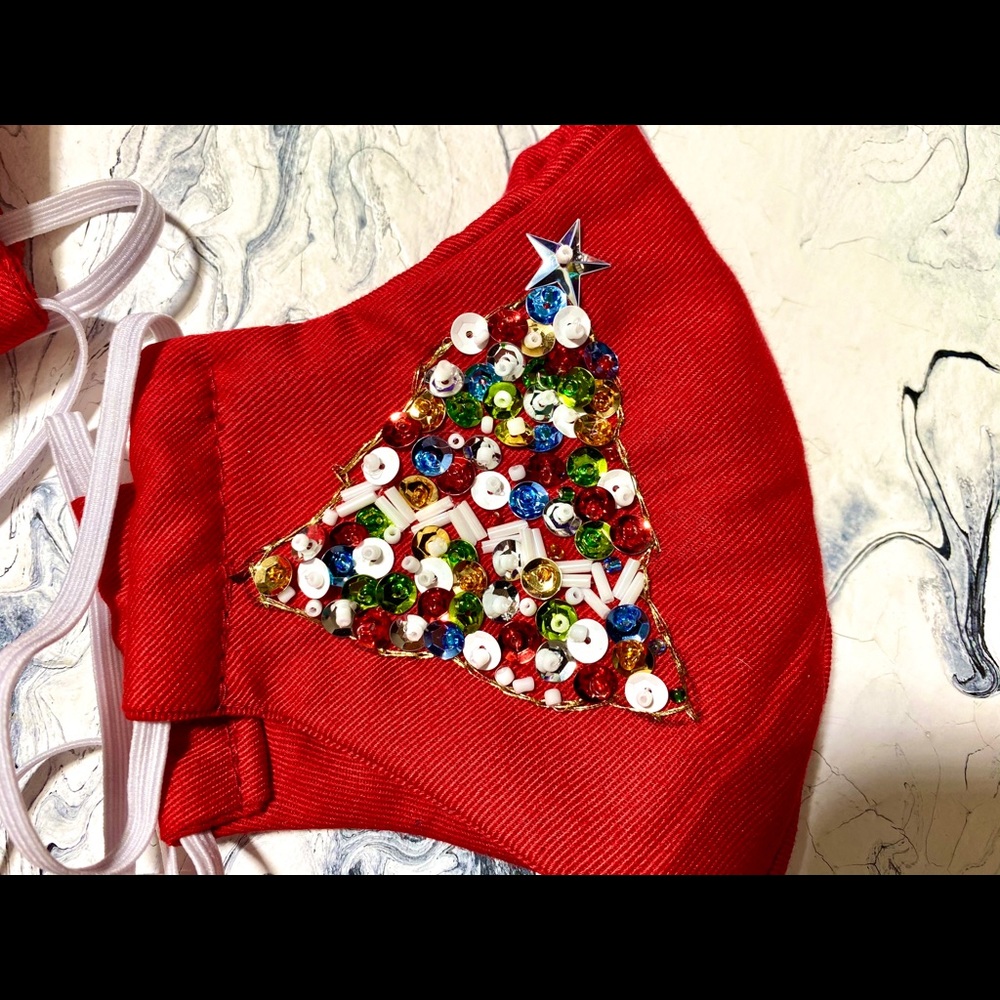 CHRISTMAS TREE FACE MASK
